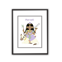 Load image into Gallery viewer, parvati-hindu-goddess-art-print